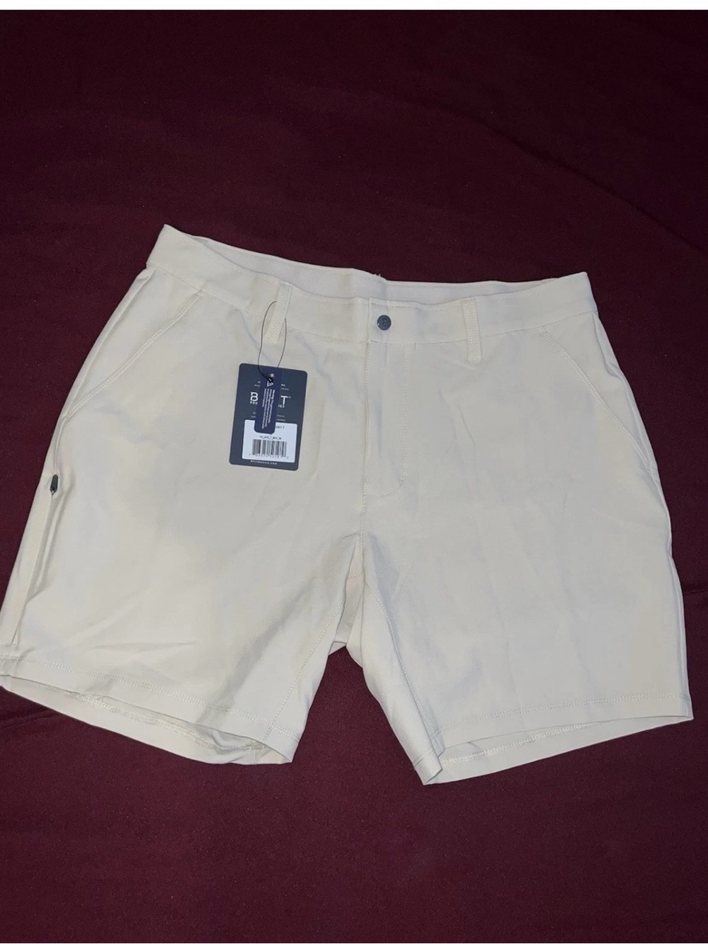 BYLT Basics Cream Men's Casual Shorts